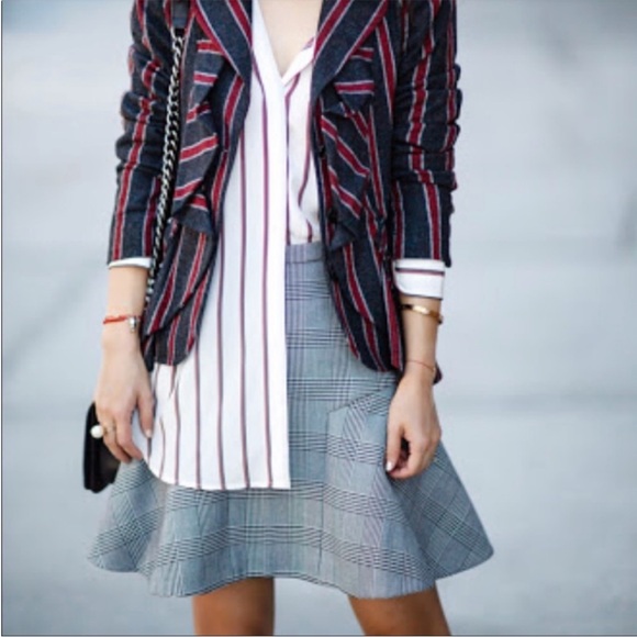 NWT J. Crew Plaza Skirt in Glen Plaid - Picture 7 of 8